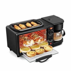 Nunix 3 In 1 MultiFunction Breakfast Maker Machine+Grill,Tea-Coffee